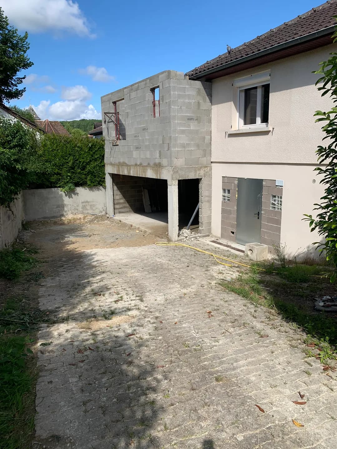 Une extension sur deux niveaux à Prugny