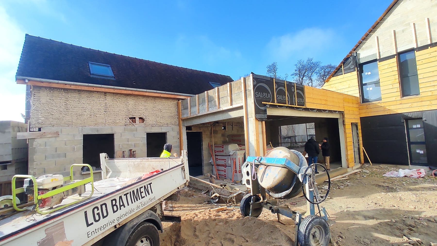 État le plus avancé conservé dans les archives de ce chantier LGD Bâtiment.