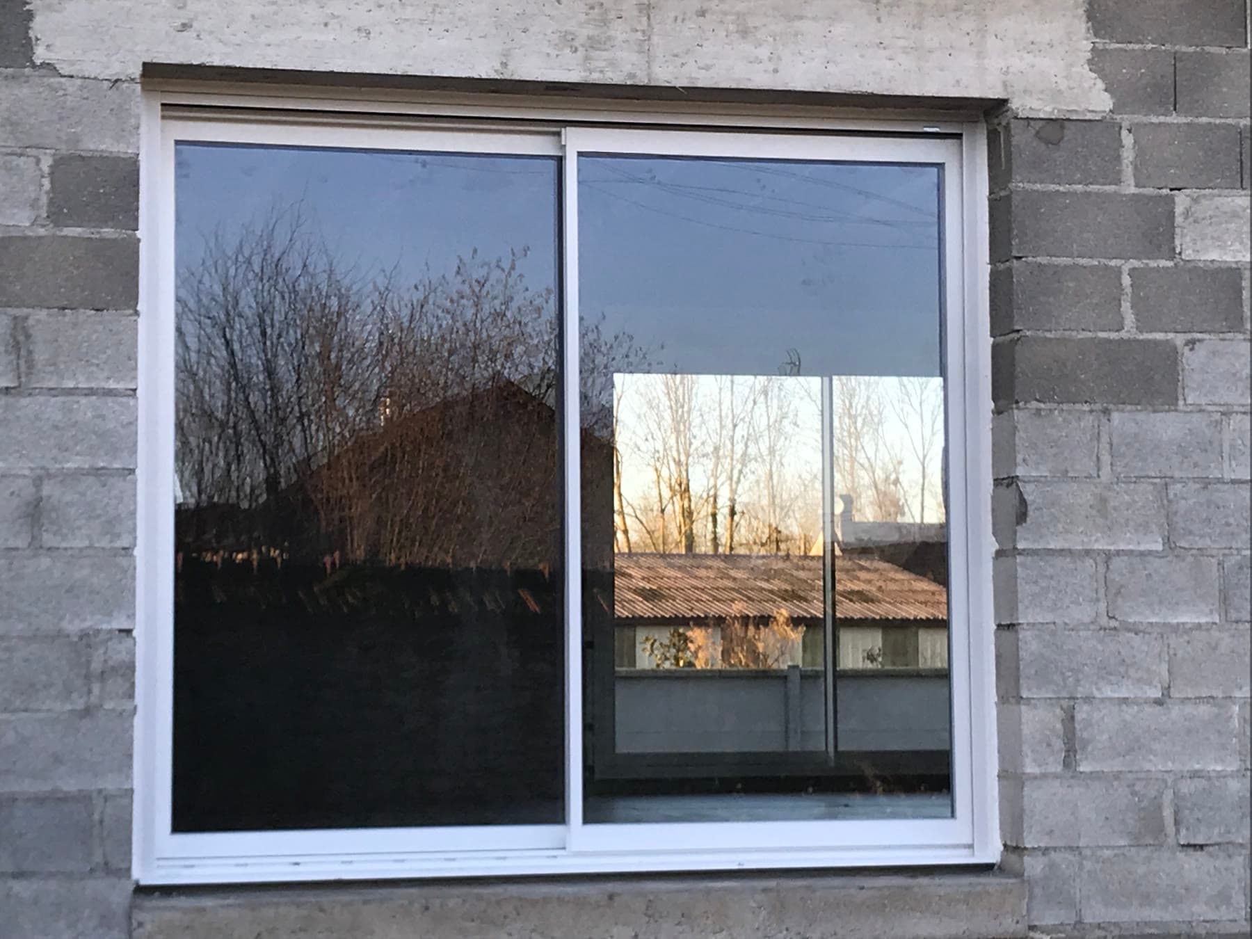 Équiper une extension de ses menuiseries à Saint-Aubin, chantier LGD Bâtiment
